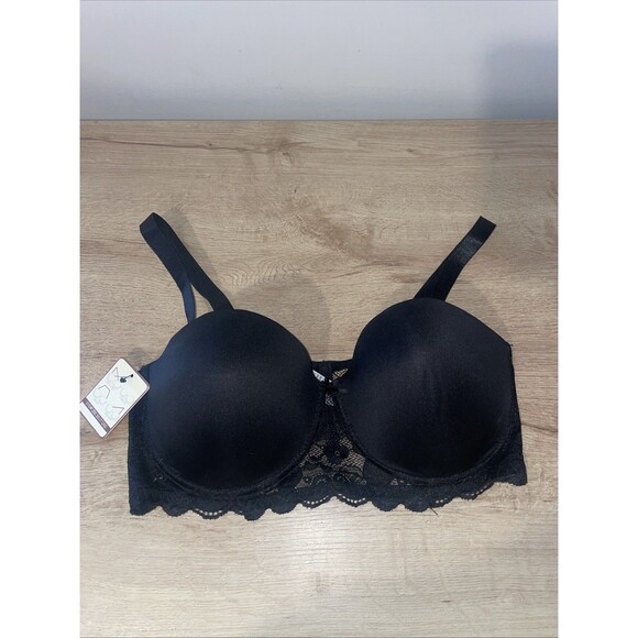 Maidenform Other - Maidenform Comfort Devotion Your Lift Push Up Bra Black Lace 40D DM1195 NWT
